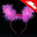 LED Bunny Ears Supreme Pink Headband